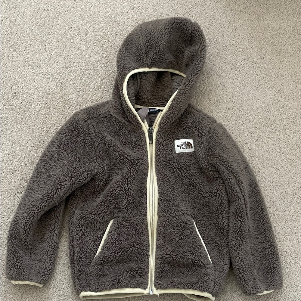 The North Face Kids Brown Fleece Hoodie